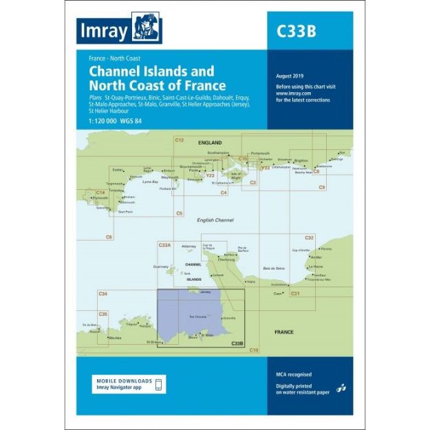 Imray C 33B - Channel Islands S.